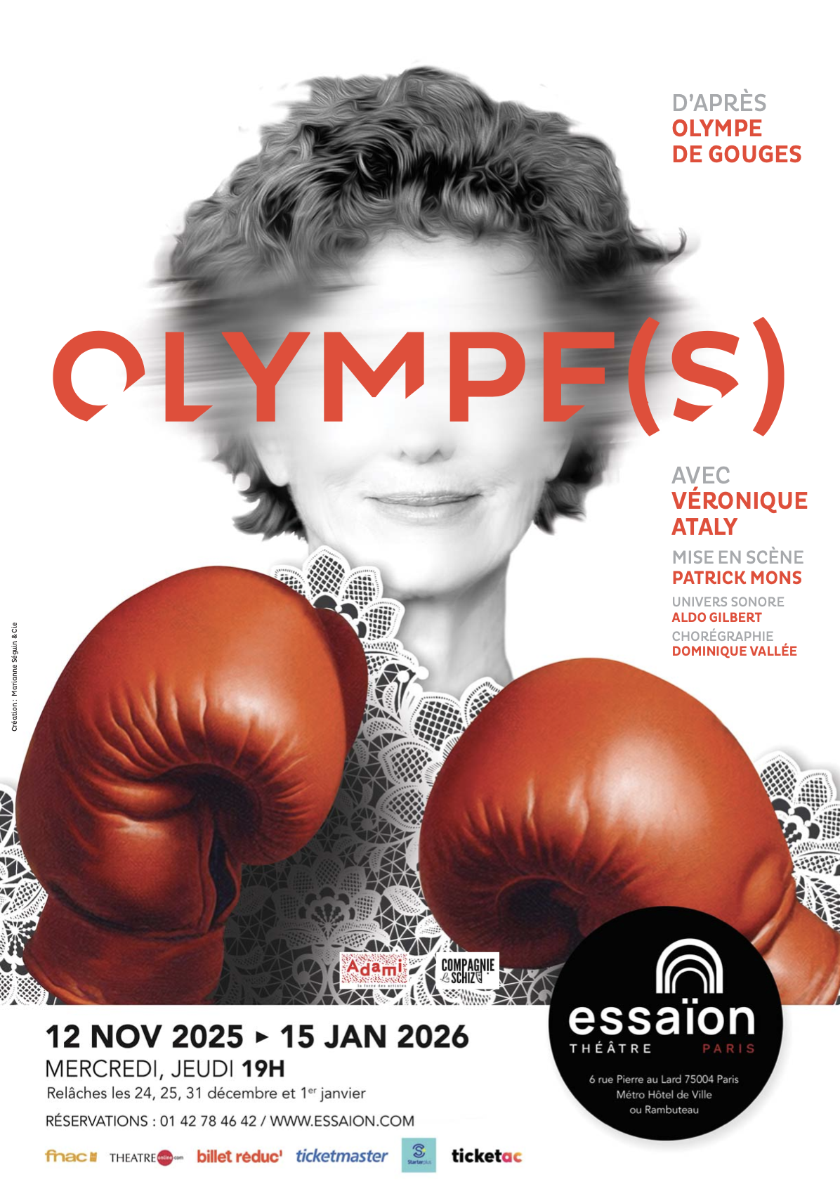 You are currently viewing Olympe(s) : Quand Olympe de Gouges Rencontre Notre Actualité avec Humour et Tendresse au Théâtre Essaïon